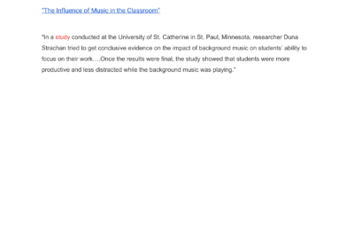 9 11 Ai Newsletter Music For Classwork 2